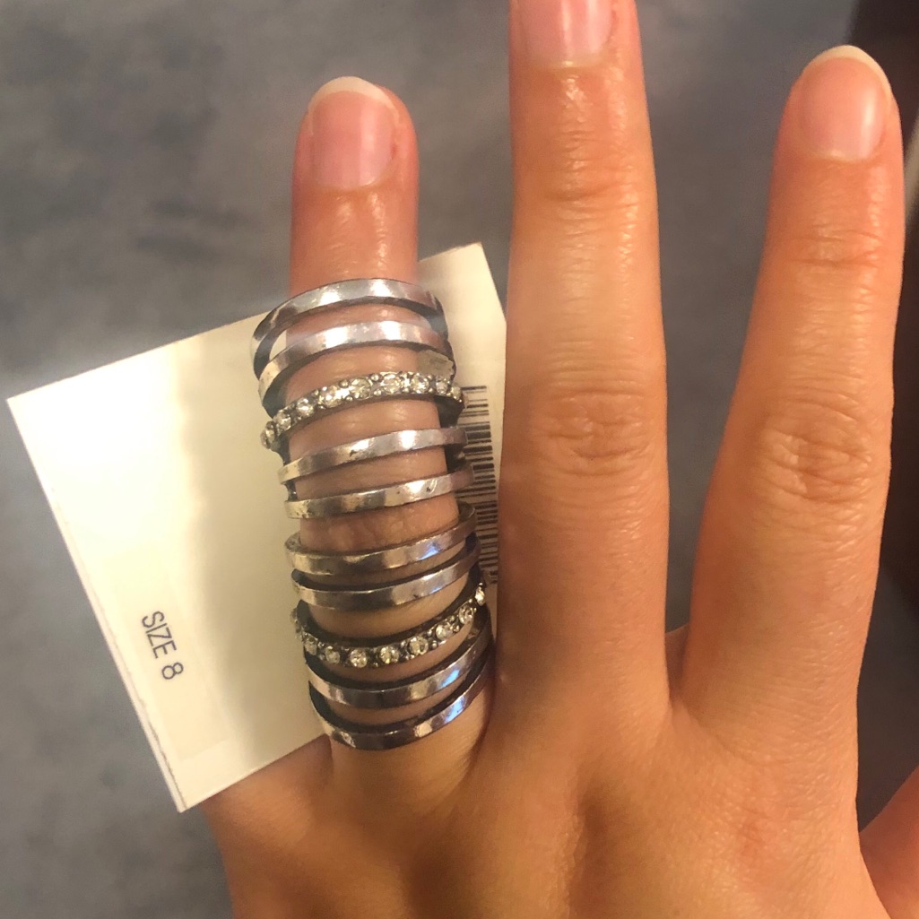 New Silver Knuckle Ring